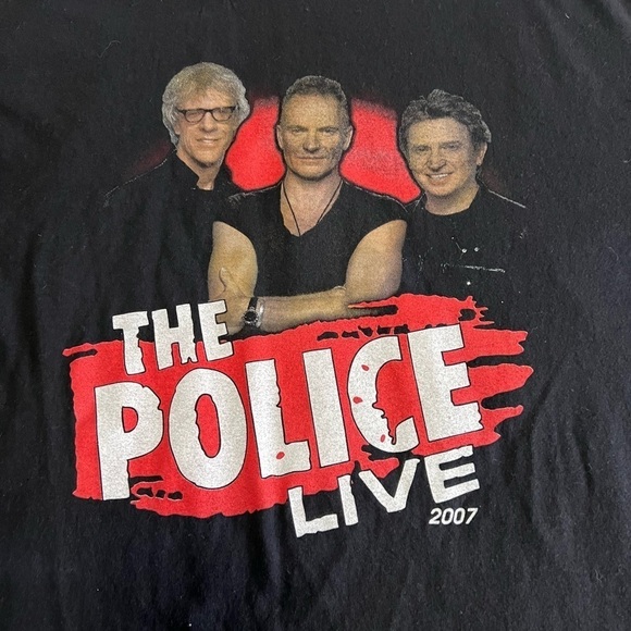 The Police 2007 Concert Tee Size XL - Picture 2 of 5